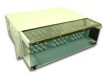 Корпус кросса в стойку с пластиковой шторкой RА-3U