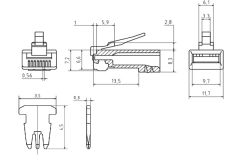 Вилка RJ-45